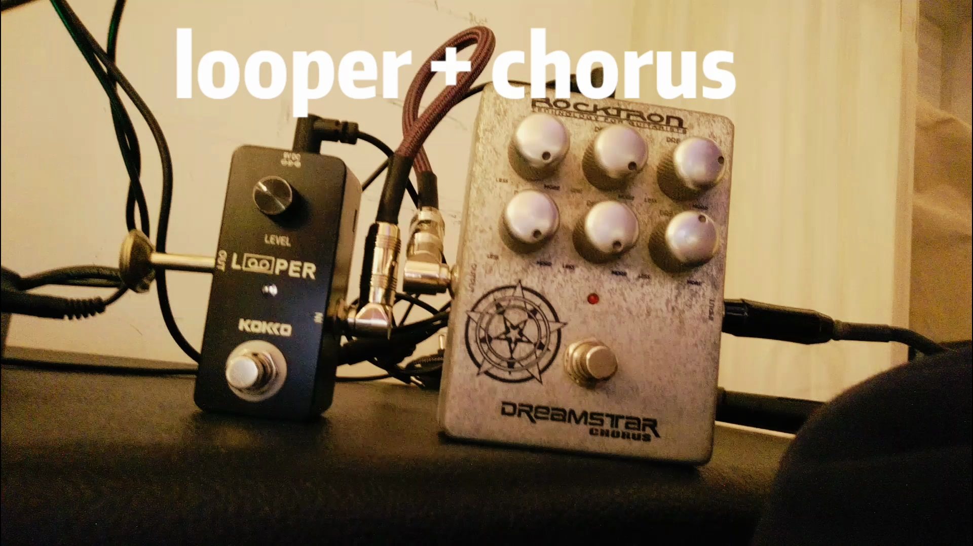 循环效果器looper加和声效果器,假装会弹管风琴