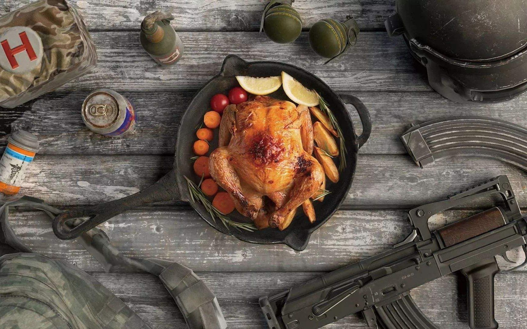 【绝地求生 单排吃鸡】单排-winner winner chicken dinner!