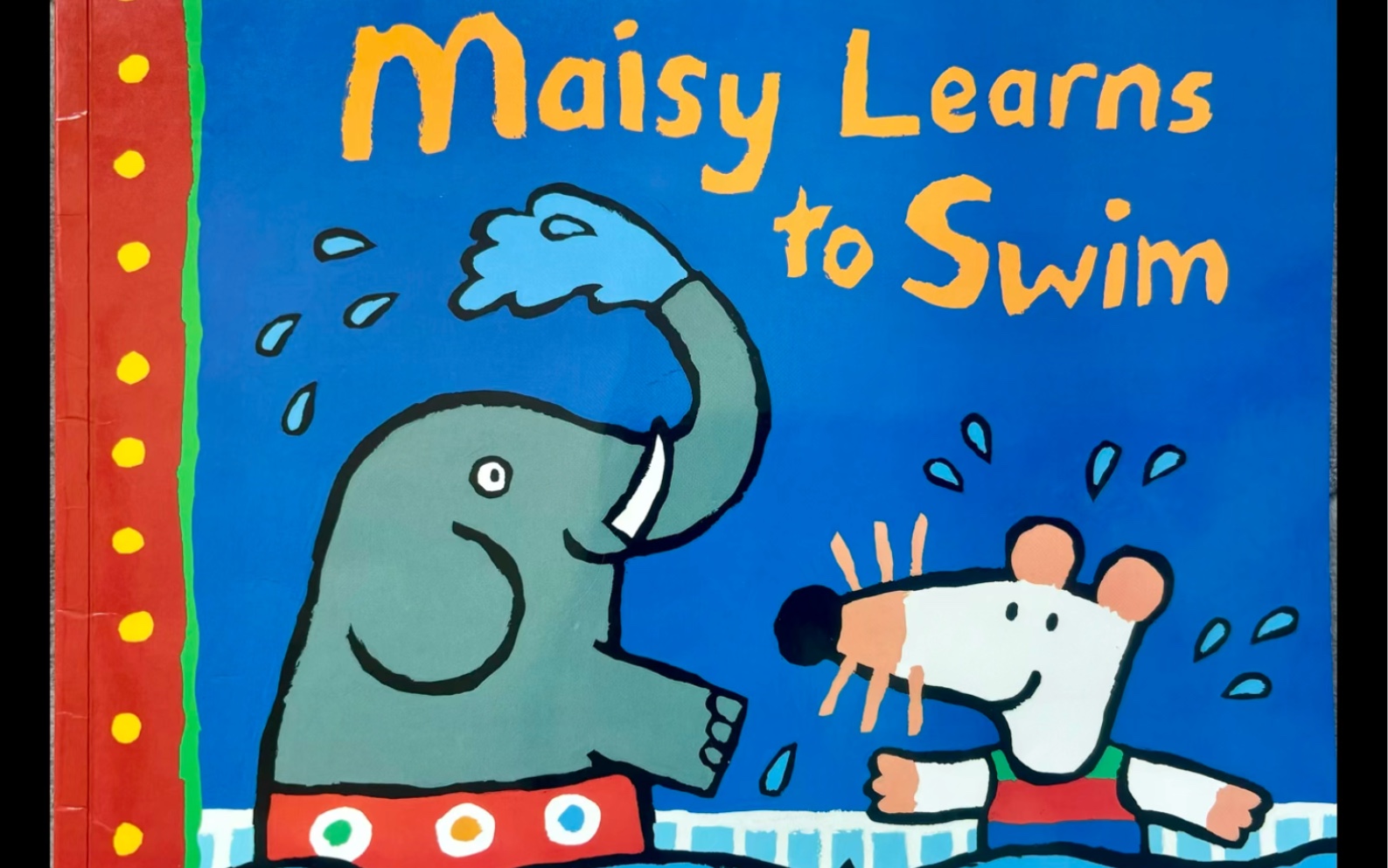 [图]英文绘本阅读|小鼠波波学游泳Maisy Learns to Swim