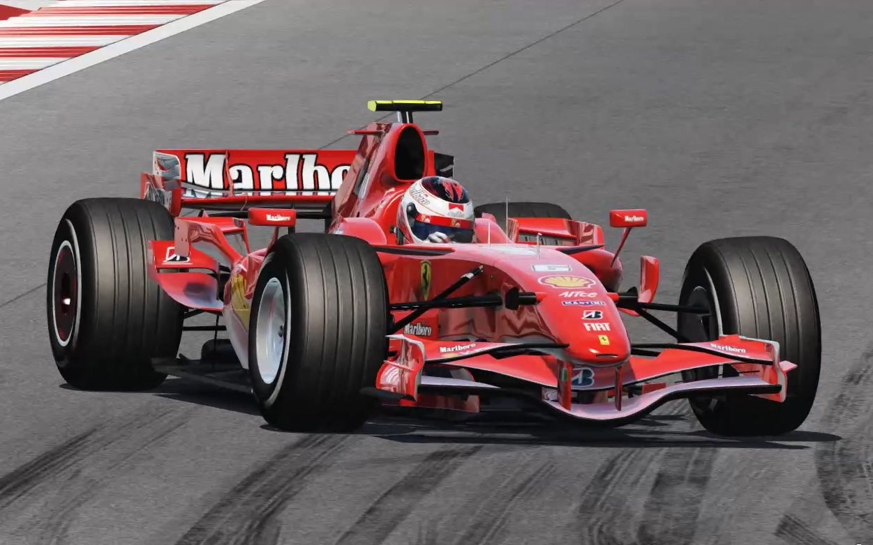 【vr神力科莎】法拉利f2007kimi冠军车 阿布扎比赛道