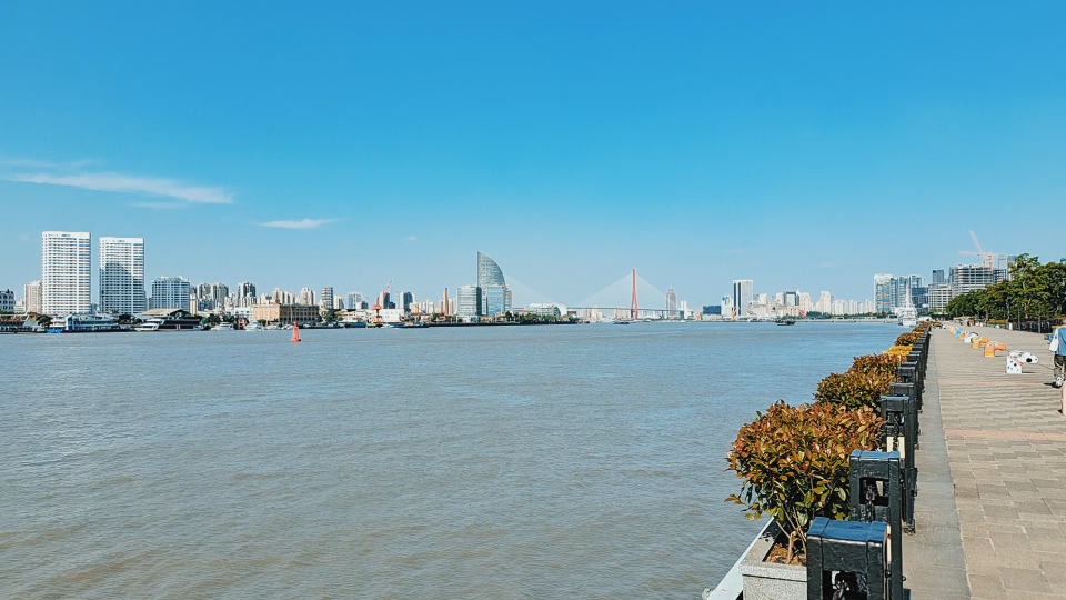 我在黄浦江畔看风景,随手拍.