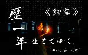 Download Video: 【WOTA艺/歷一年】《細雪》生きてゆく“如此，活下去吧。”