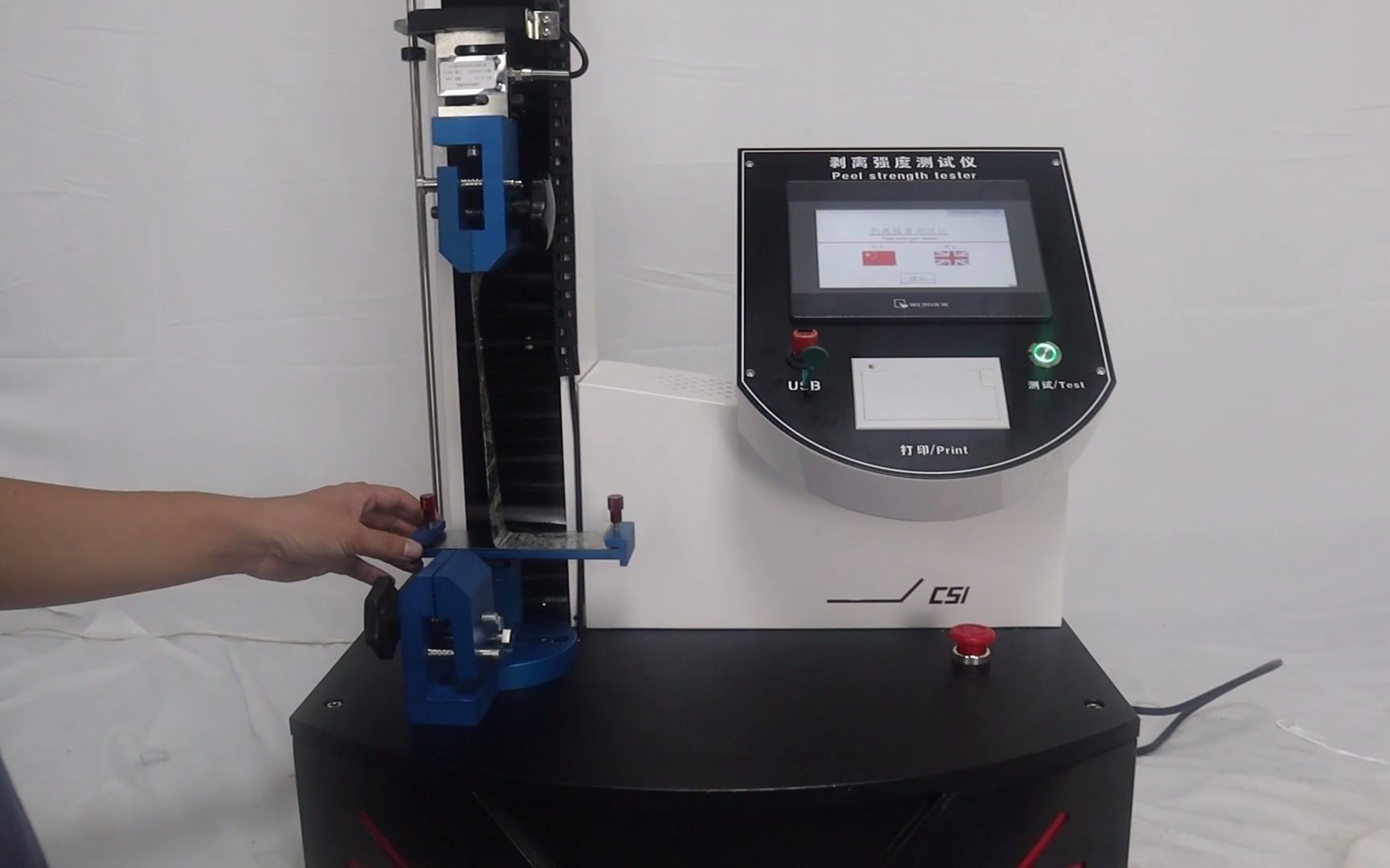 剥离强度测试仪-现场分析原理拍摄记录-上海程斯_哔哩哔哩_bilibili