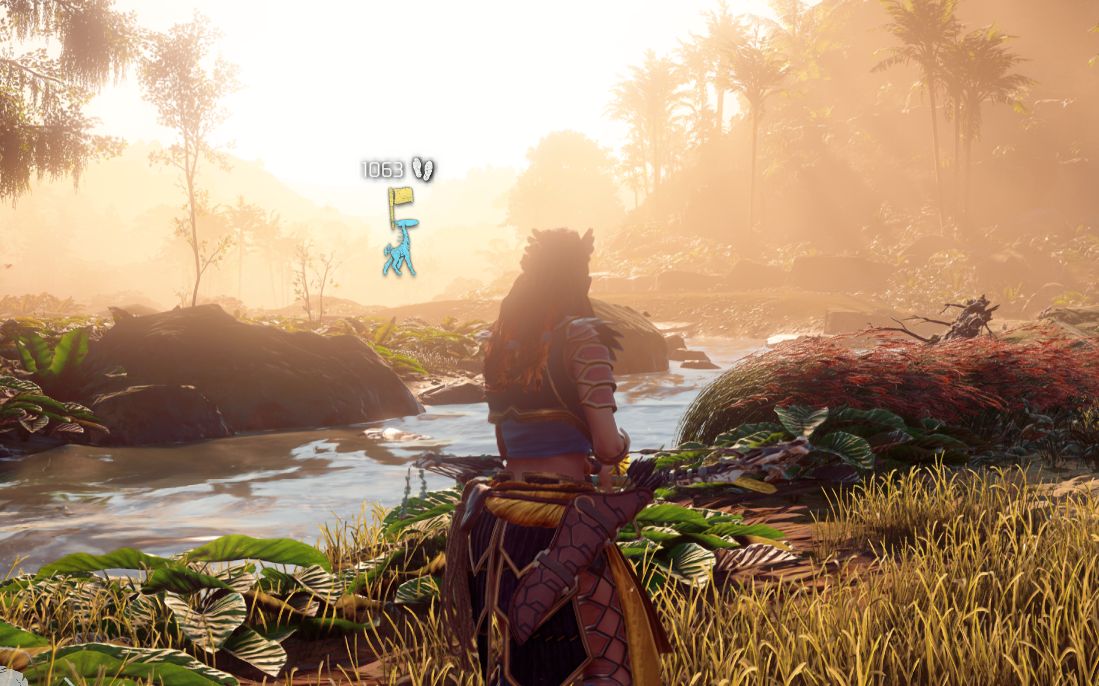 《地平线零之曙光》抓一个长颈兽