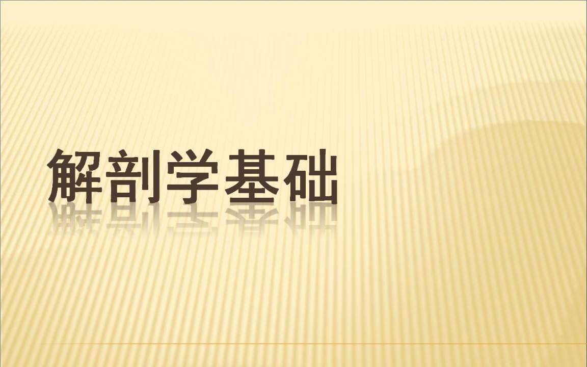 [图]【第27课】解剖学精讲之 运动系统 第四节