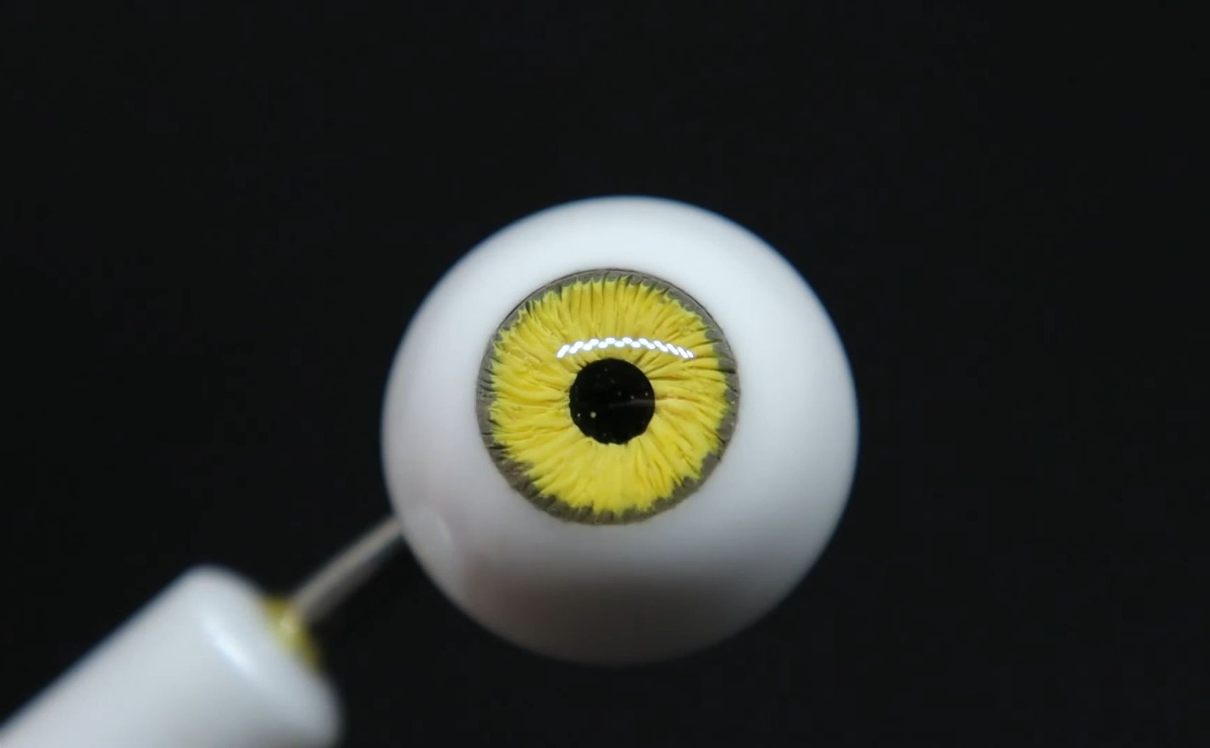 金色眼bjd娃娃眼珠制作教程