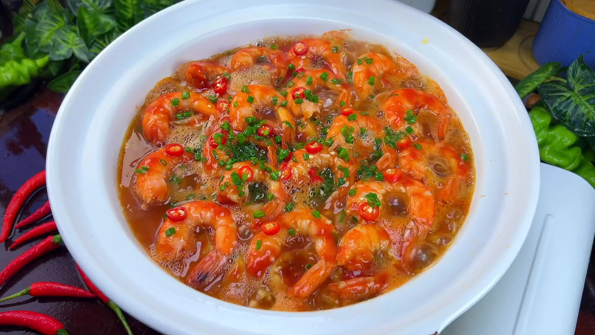 鲜虾豆腐煲鲜美嫩滑,天冷来一锅,太过瘾了!