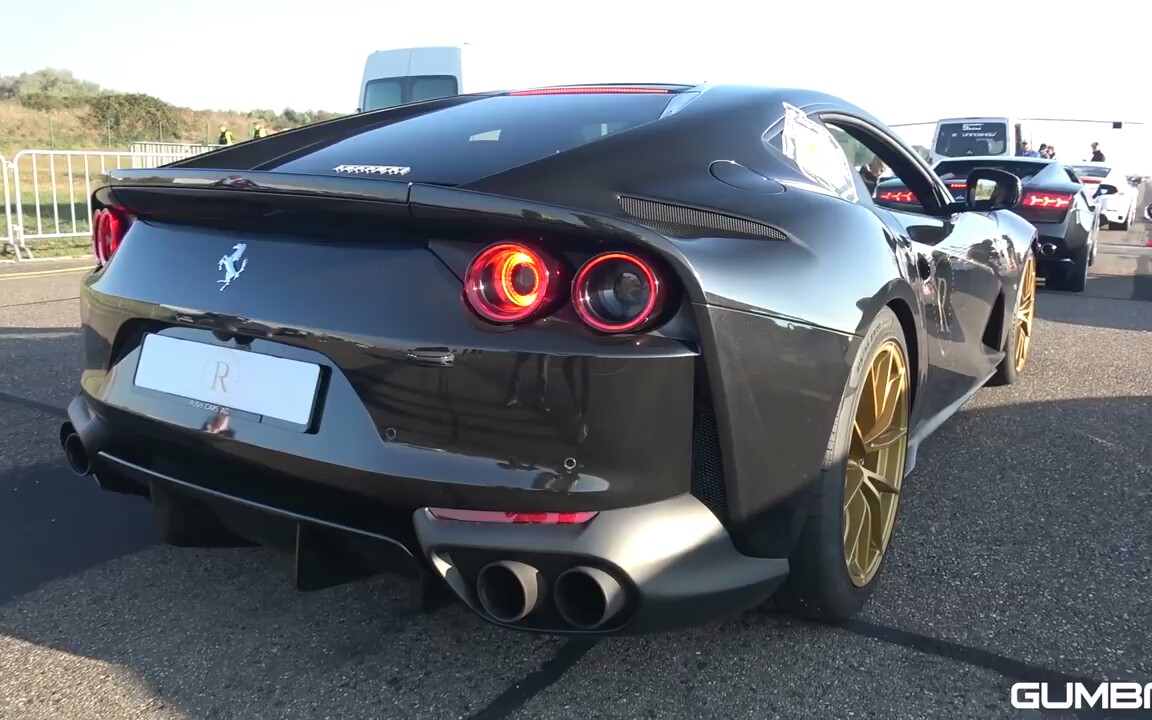 ferrari 法拉利812超高速-阻力加速