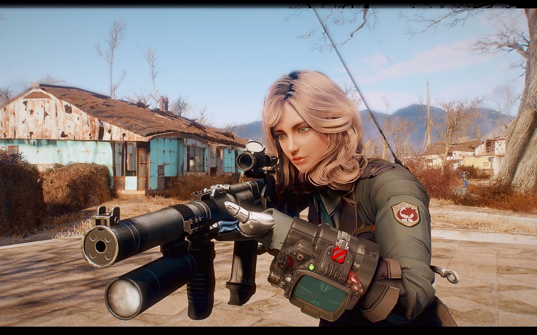 [60fps]辐射4dlc核子世界最高画质实况解说 第七期 我是西部老牛仔 稳