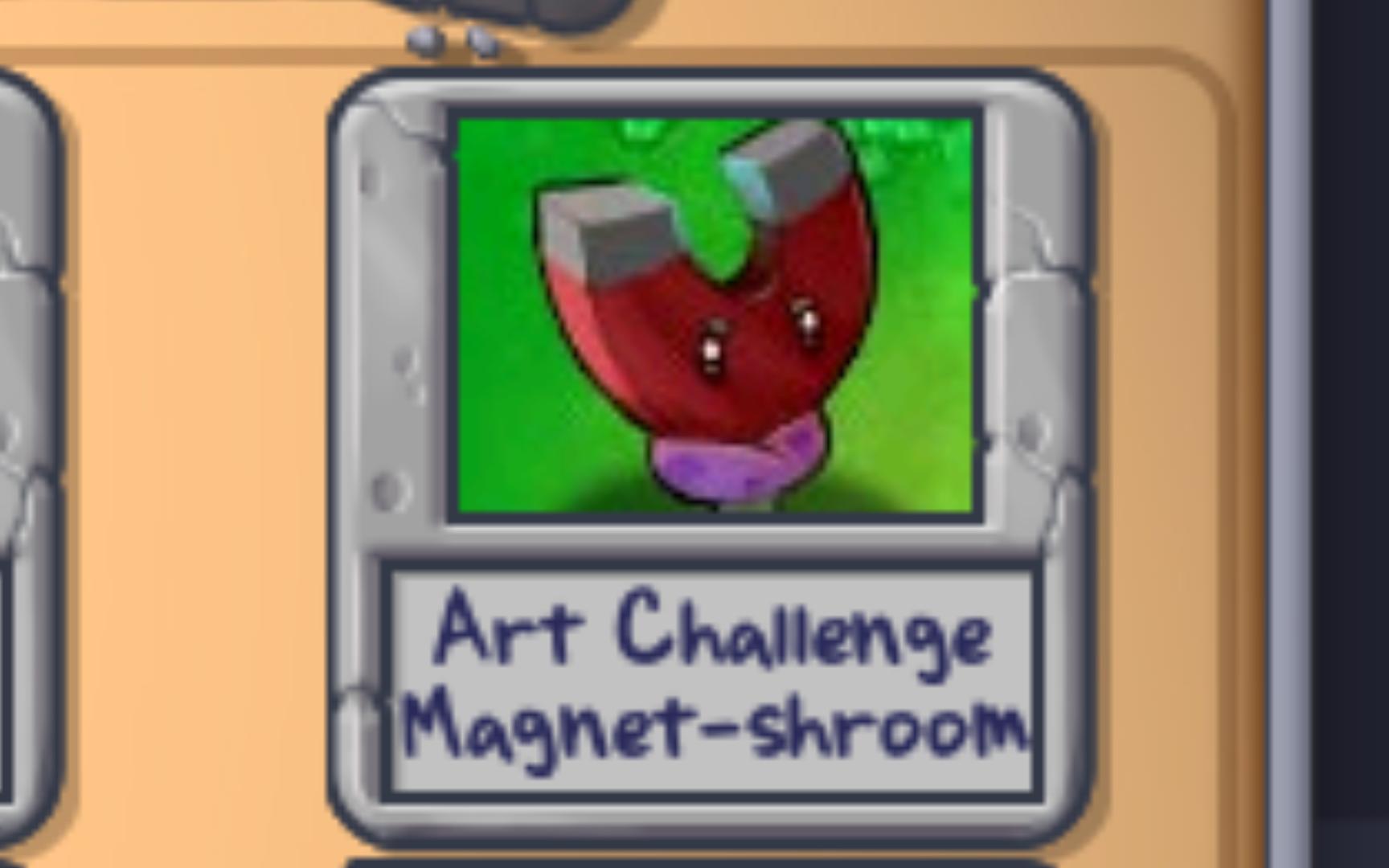 磁力菇艺术挑战 art challenge magnet-shroom