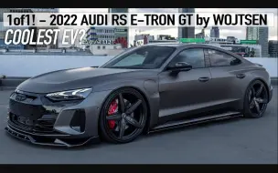 Video herunterladen: 1of1！最酷的电动汽车？2022奥迪RS E-TRON GT by WOJTSEN-Maxton车身套件，Turismo车轮，空中骑行