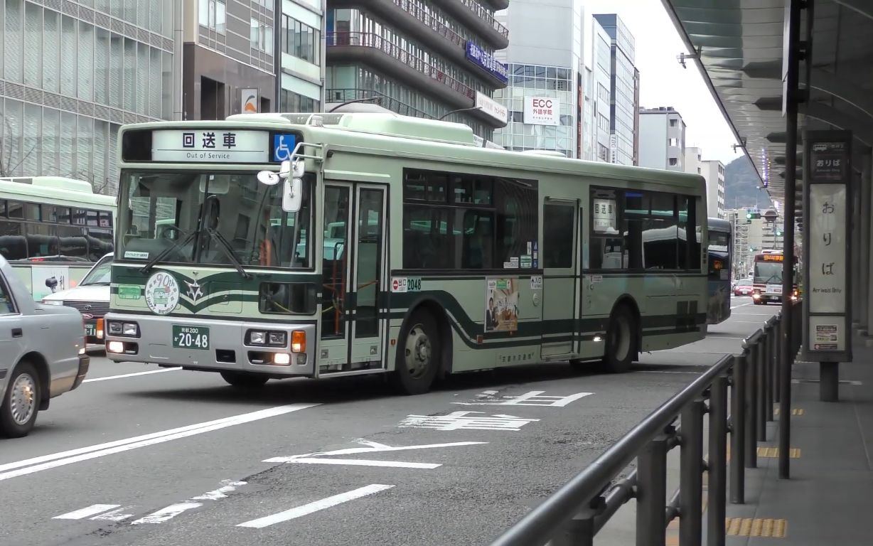 日本公交车京都站公交车客运站