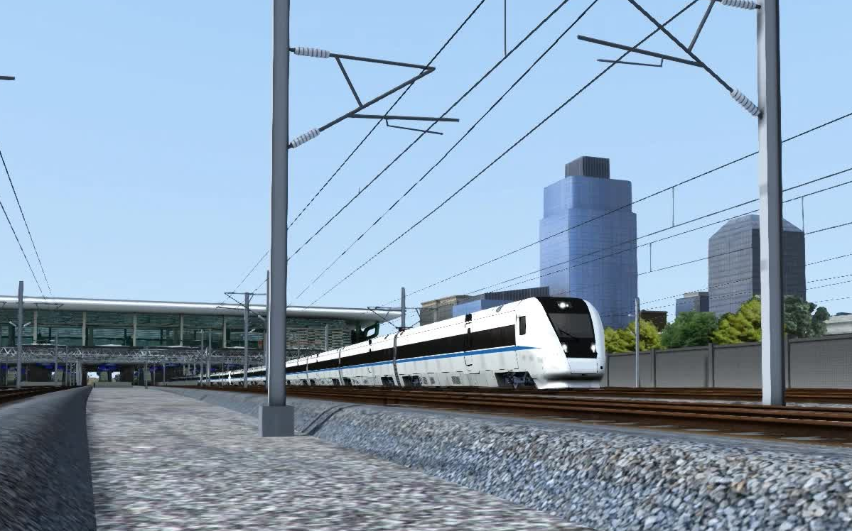 【train simulator 2018】ep14 crh1 成遂线_哔哩哔哩 (゜-゜)つロ