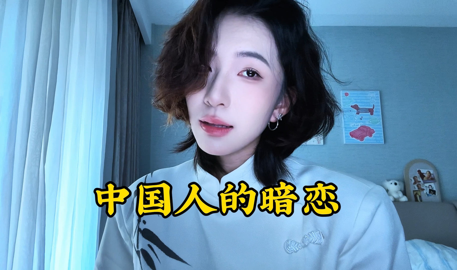 我要写一首歌,关于中国人的暗恋.