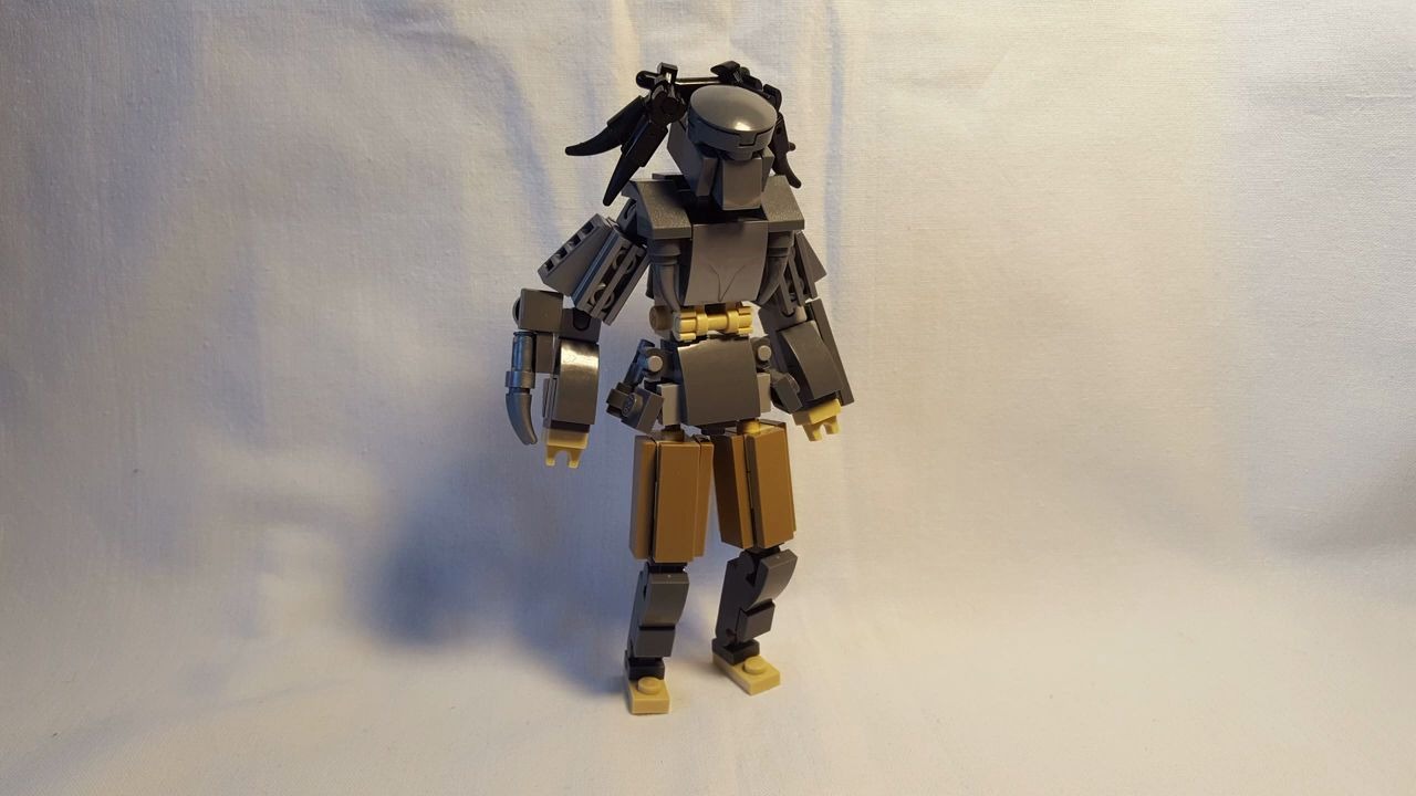 乐高moc教程 铁血战士 拼搭指南