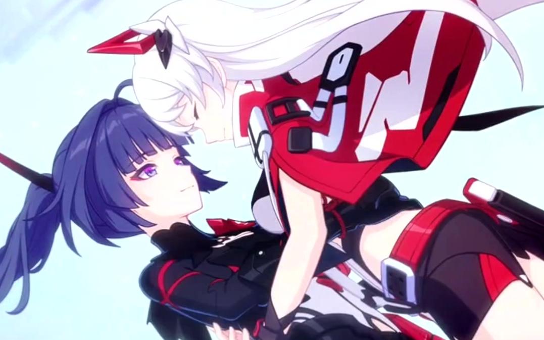 琪亚娜和芽衣重逢了~芽衣:我回来了琪亚娜~虫虫:欢迎回来芽衣(超甜