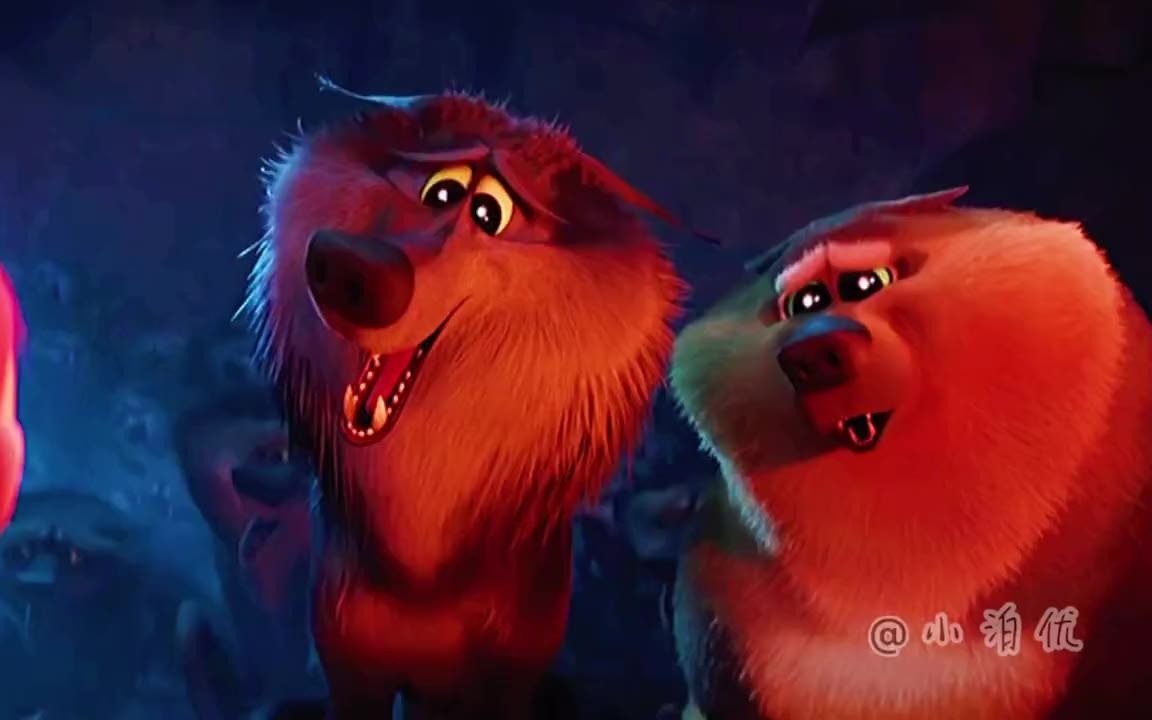 【迪士尼】两只狼王竟然沦为"添狗"宝宝纯真无邪的笑容让两只狼都感觉