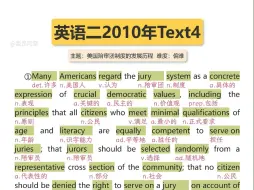 下载视频: 100篇真题阅读搞定5500大纲词汇|逐词标注|美音朗读|2010年Text4英二