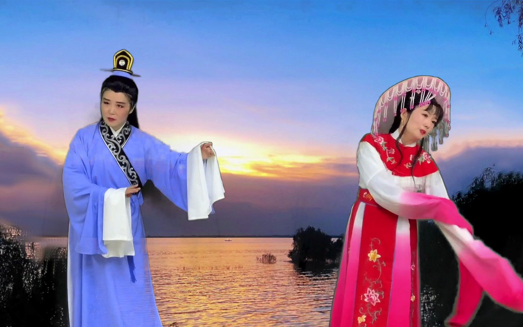 越剧《柳毅传书-湖滨惜别》_哔哩哔哩_bilibili