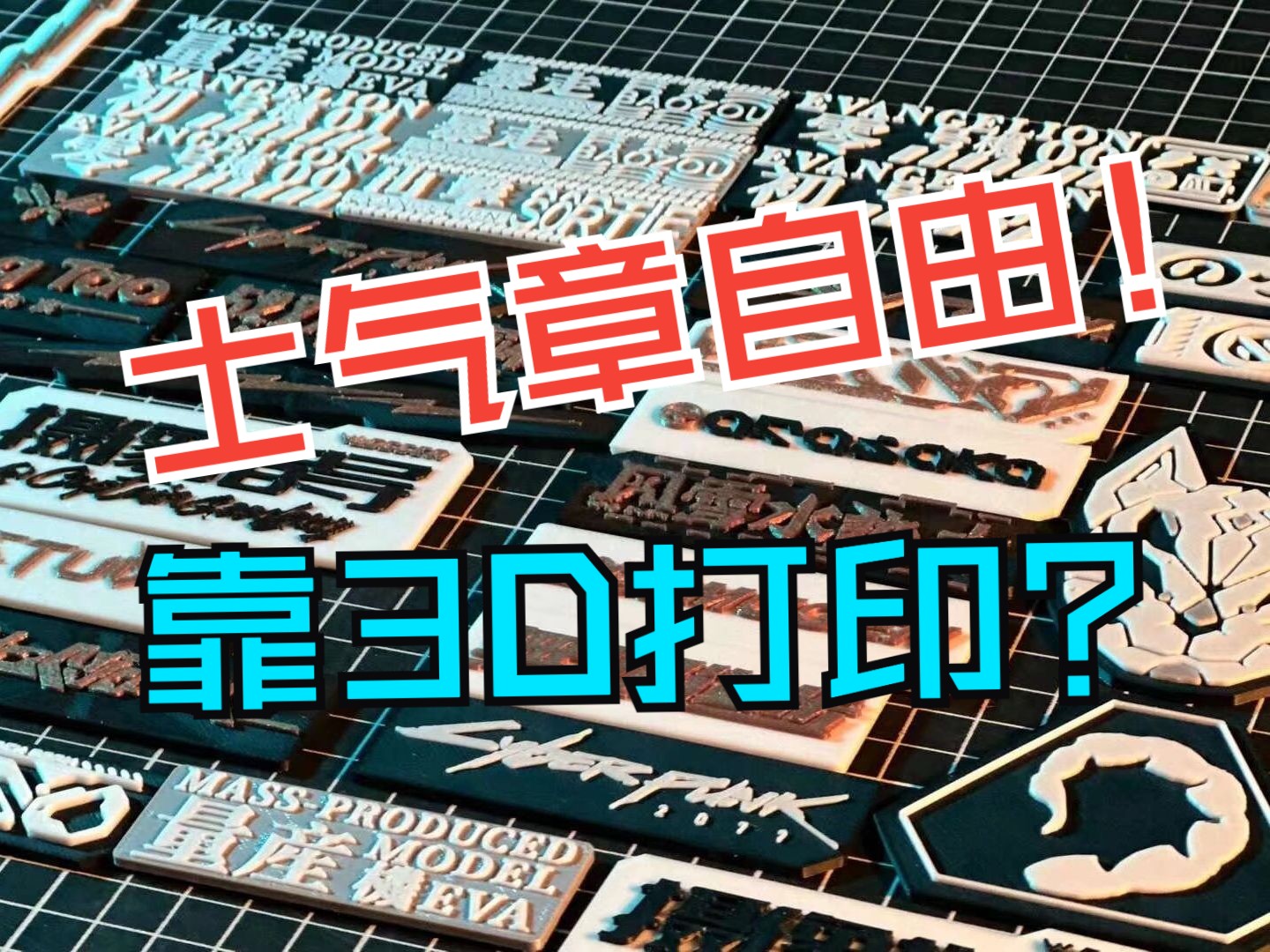 实现士气章自由丨省流:有抽奖-zm被用了-3D打印-哔哩哔哩视频