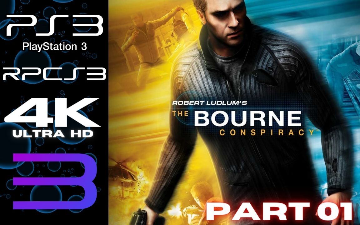 [图]【谍影重重】全剧情攻略PART-01 4K超清画质 60FPS - The Bourne Conspiracy (PS3 RPCS3)