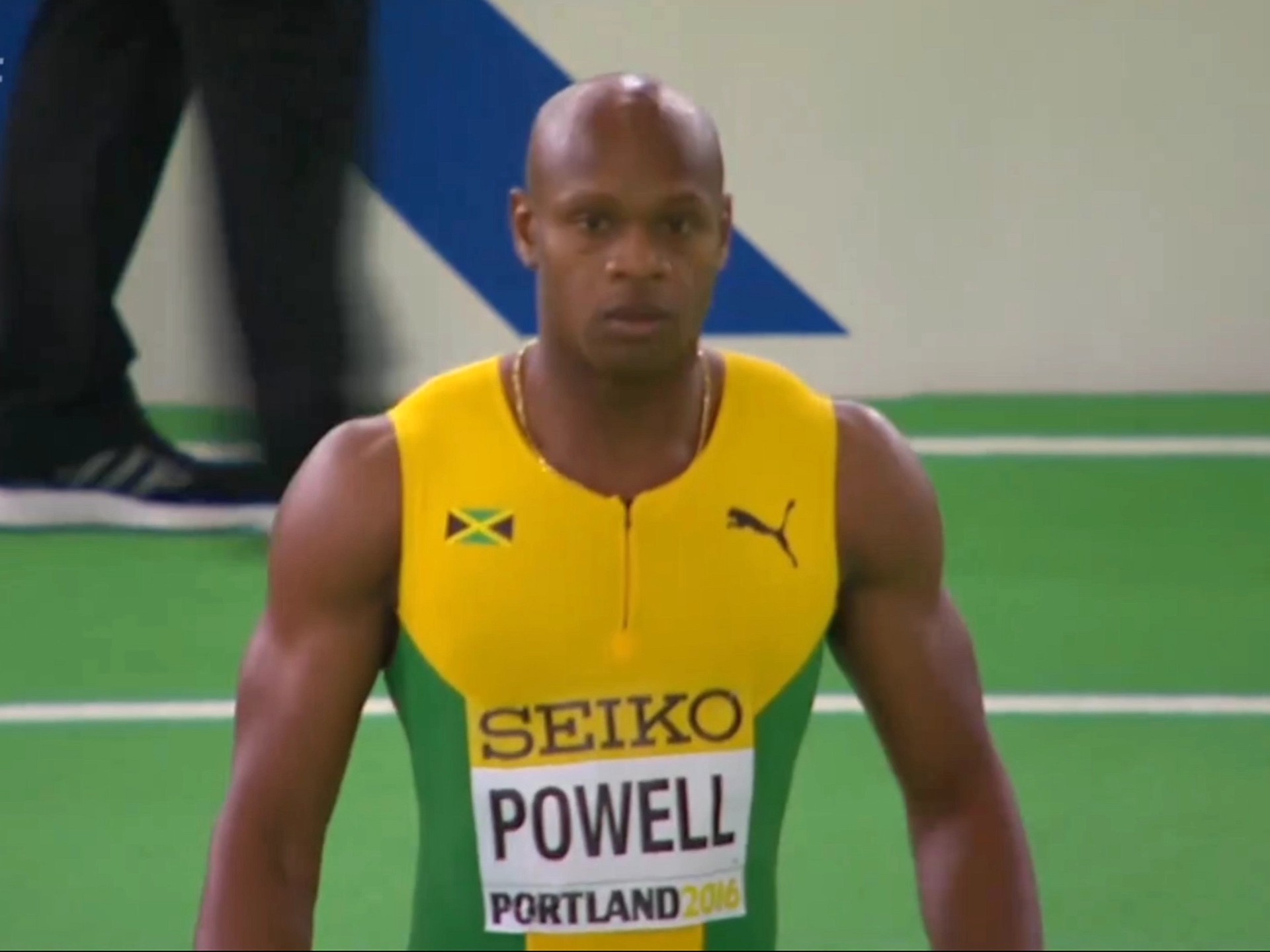 阿萨法鲍威尔 vs 谢震业 2016年波特兰室内田径锦标赛 60m 预赛