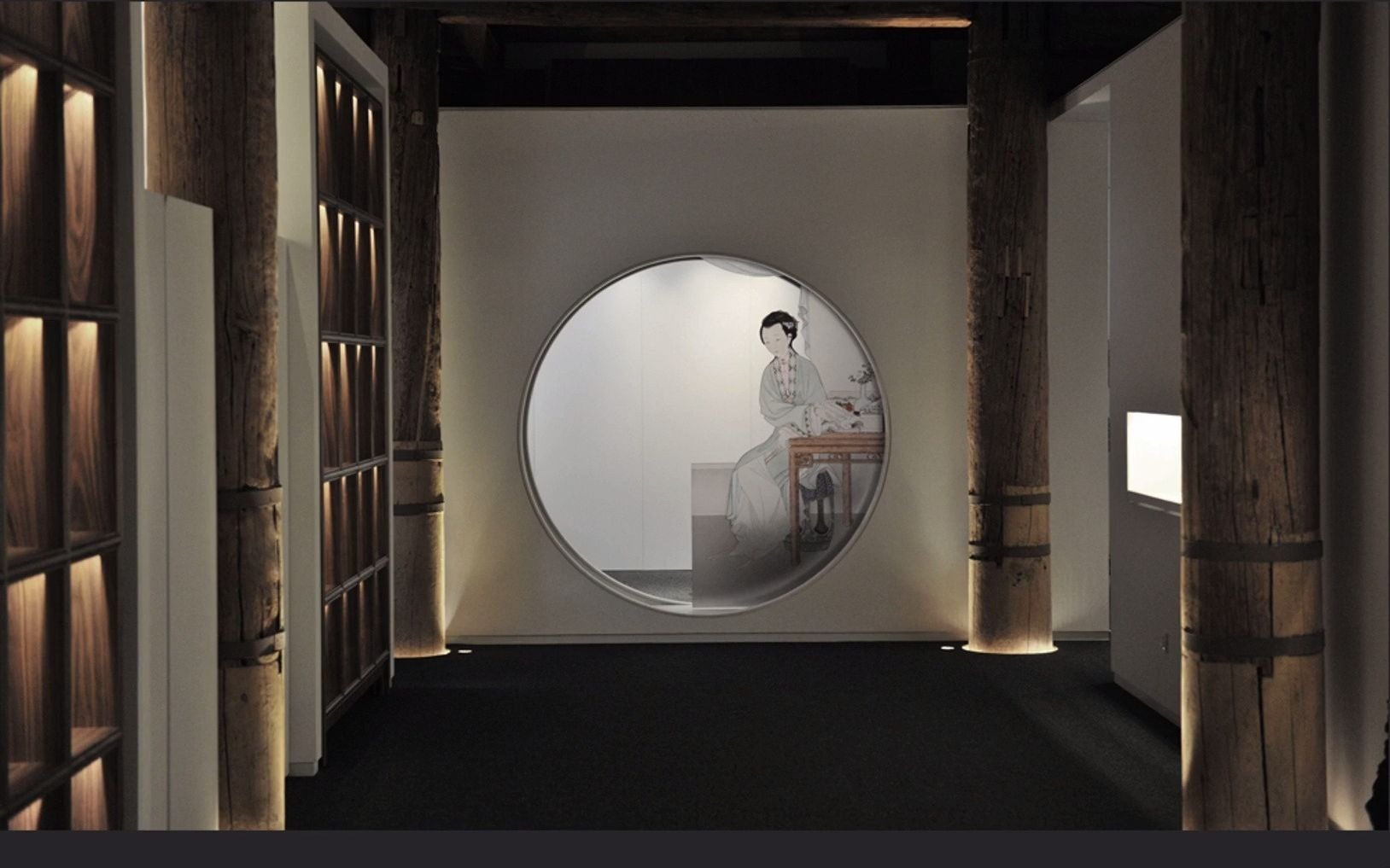 洛阳梁建国设计作品 #平层案例 故宫文创馆 紫禁书院之三 八间房 梁