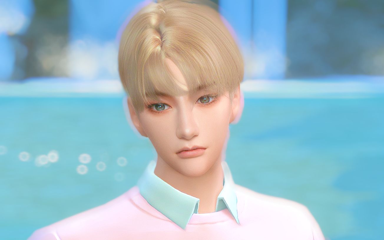 【模拟人生4捏人】高冷?帅哥一枚