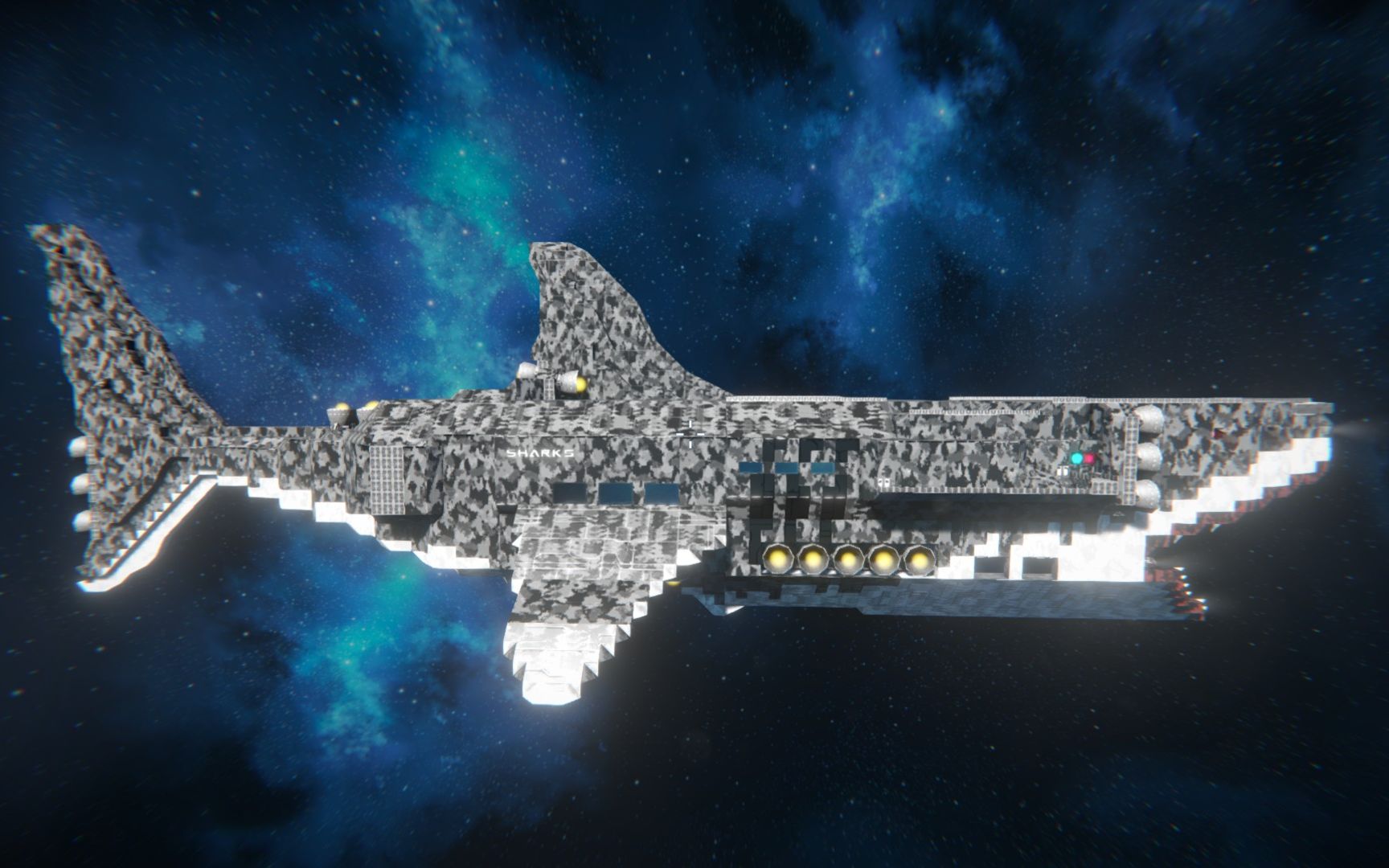 【太空工程师】深空鲨鱼号_哔哩哔哩_bilibili