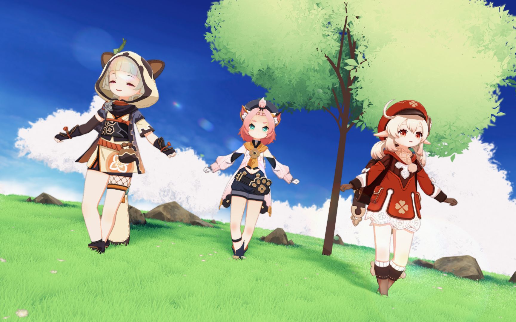 【原神mmd】可可爱爱三小只