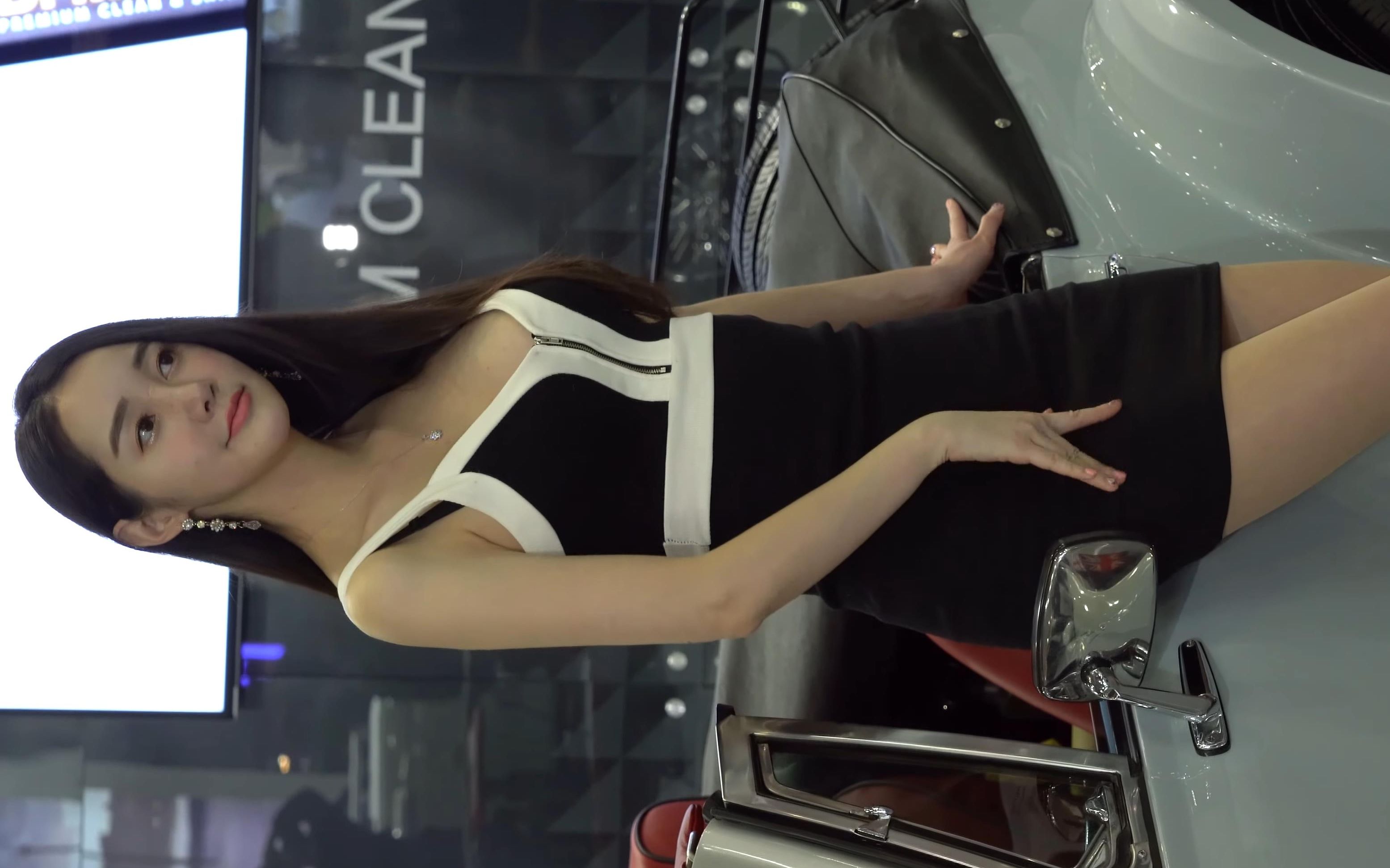 4k可爱女神leegaeun李佳恩2019韩国首尔国际车展4k高清现场2