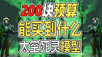 Download Video: 200块预算能买到什么太空死灵模型？【穷玩战锤8.0期】