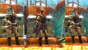 Mhxx 二名的防具着彩介绍 哔哩哔哩 Bilibili