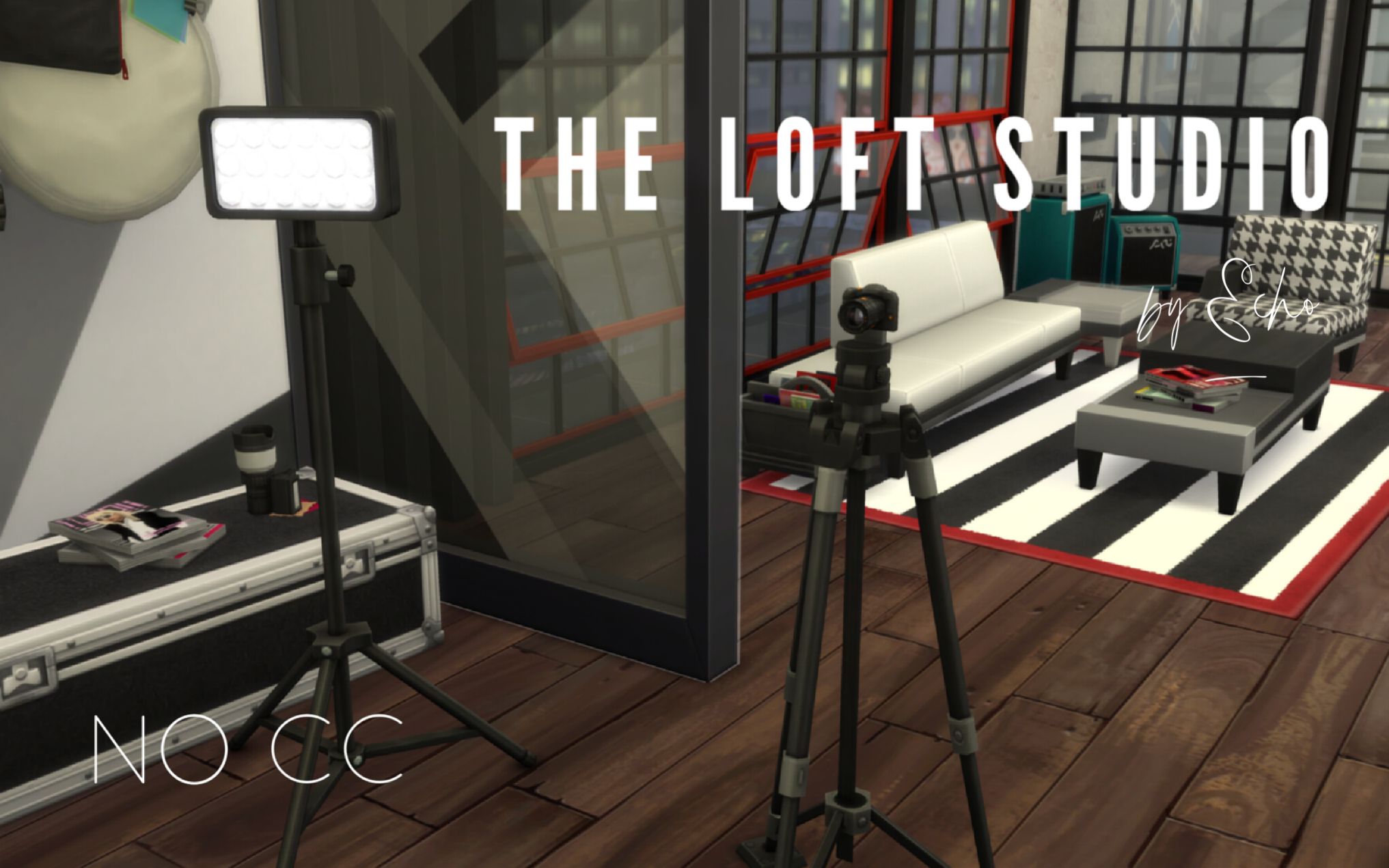 【模拟人生4速建】the loft studio*顶层公寓摄影工作室哔哩哔哩bilibili