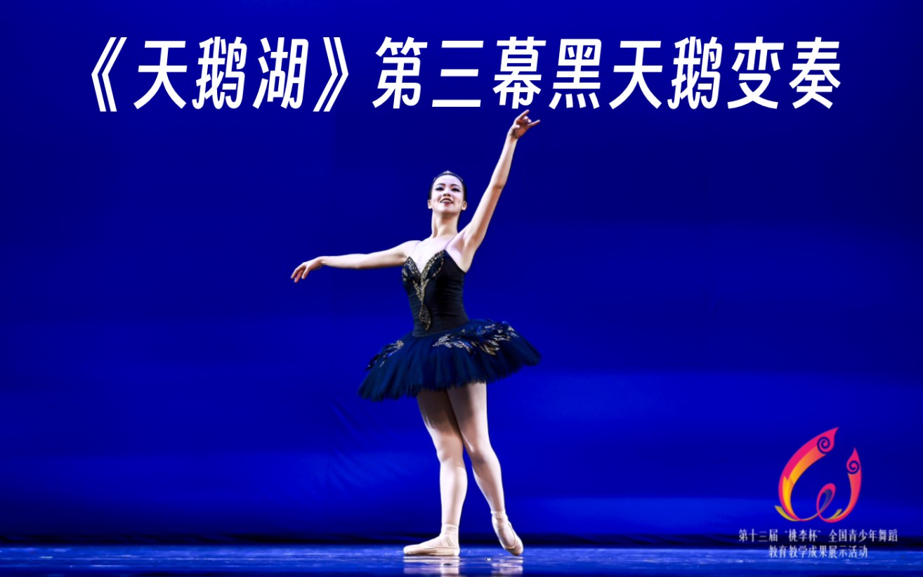 第13届"桃李杯" 芭蕾舞 少年女子组 古典剧目 《天鹅湖》第三幕黑天鹅