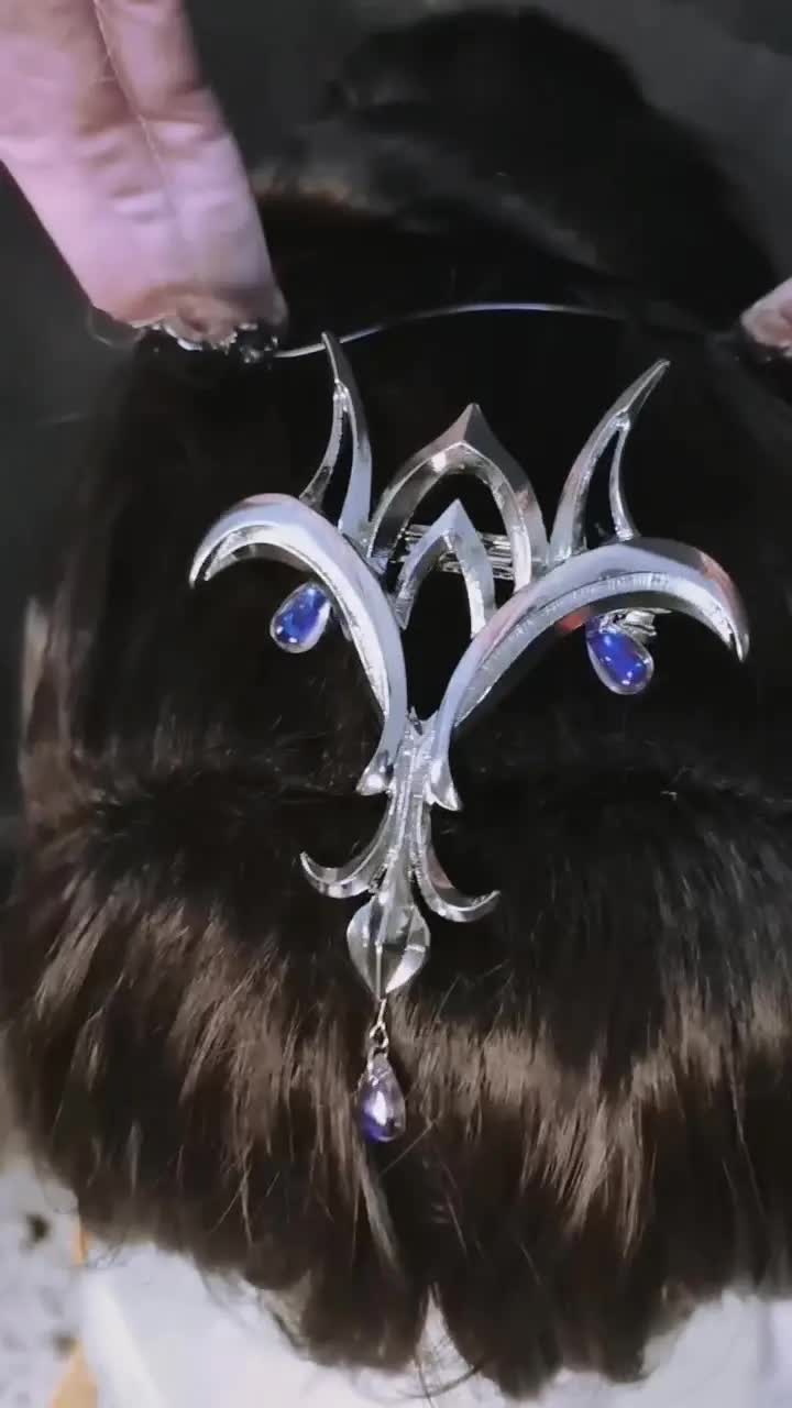 小舞头饰佩戴教程