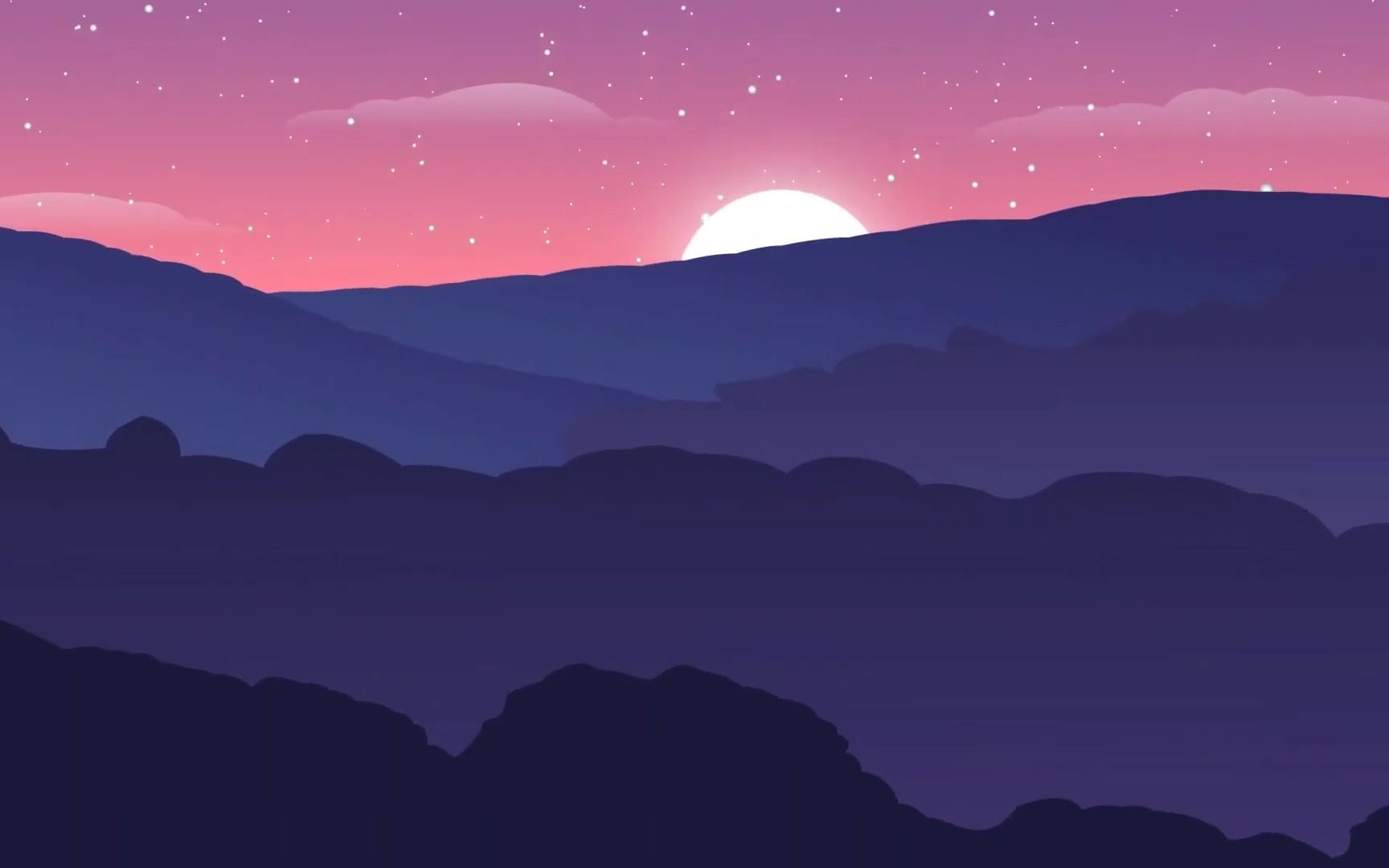 【ae教程|油管搬运|mg动画|效果】制作视差风景动画以及如何使用带有