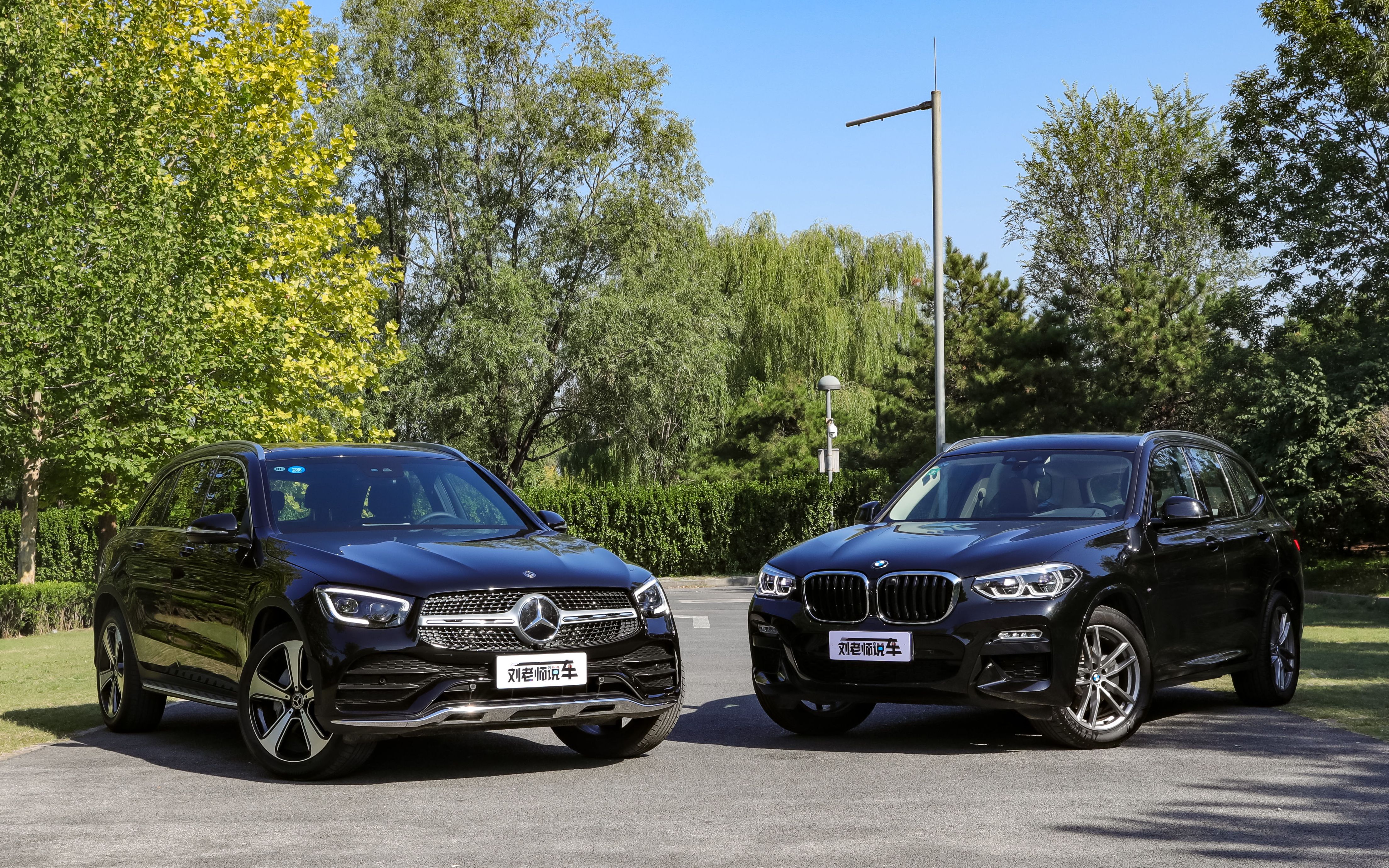 奔驰glc l pk 宝马x3,40万级豪华中型suv的龙虎斗