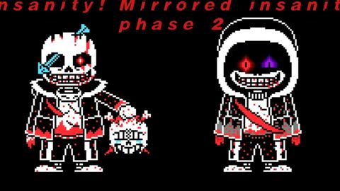 Canon Mirrored insanity Phase 1(官设dust sans VS 官设insanity sans )_哔哩哔哩_bilibili