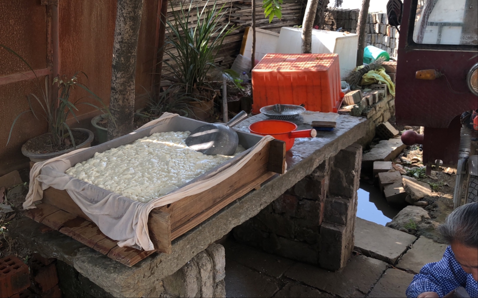 【过年倒计时5天】腊月二十五爷爷奶奶做豆腐(其实前天也做了)