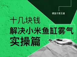 十几块钱解决小米鱼缸水雾、喂食器受潮方案，快去抄作业