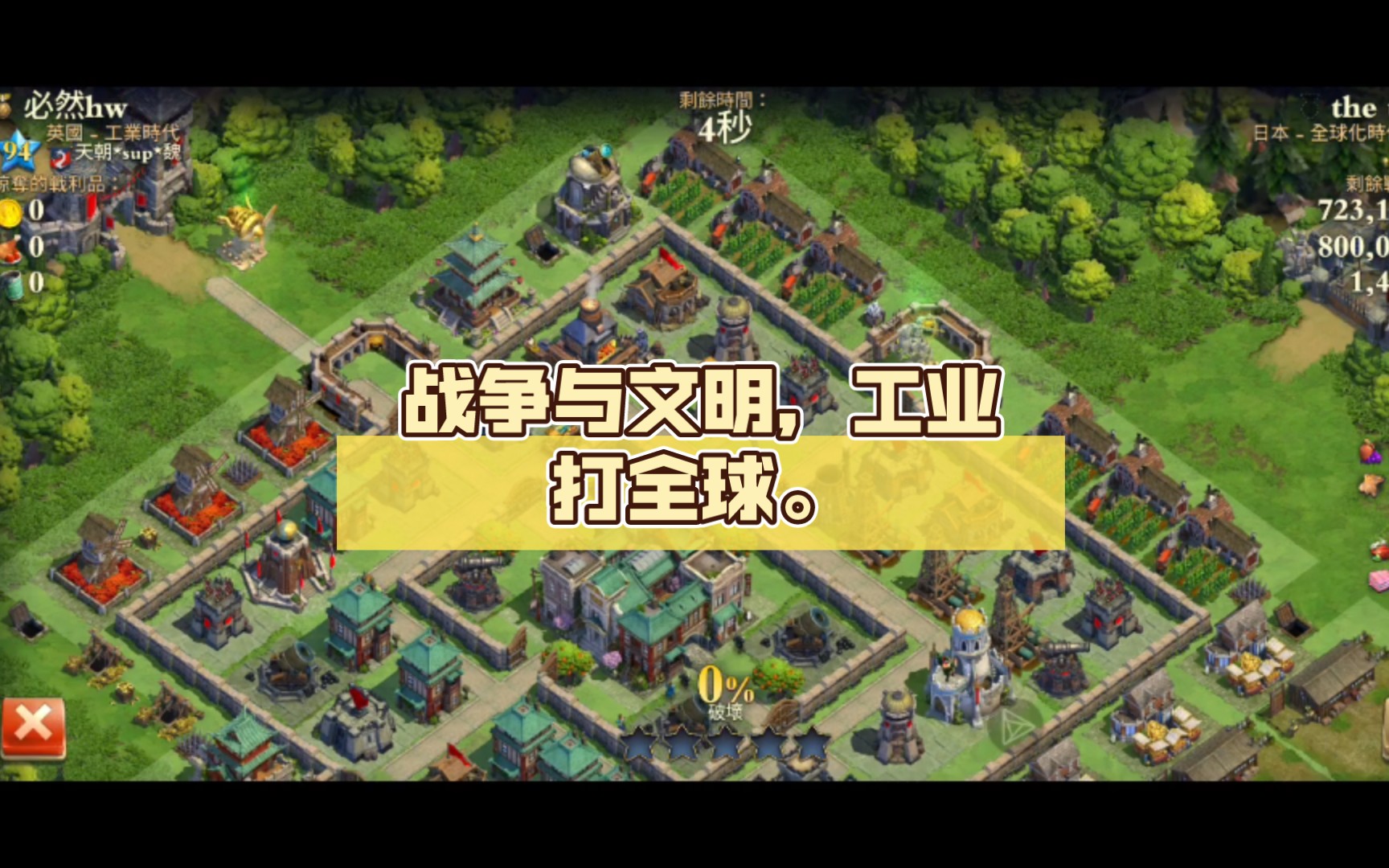 战争与文明,工业打全球.