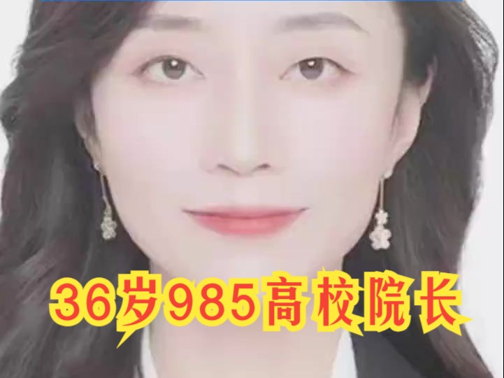 36岁教授刘秀云回应“任职985高校院长”哔哩哔哩bilibili