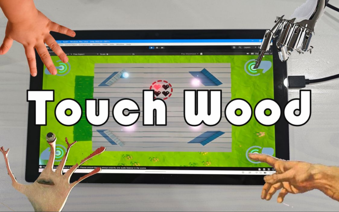 【CGJ2023】《Touch Wood》杭州站 多人同屏合作游戏哔哩哔哩bilibili