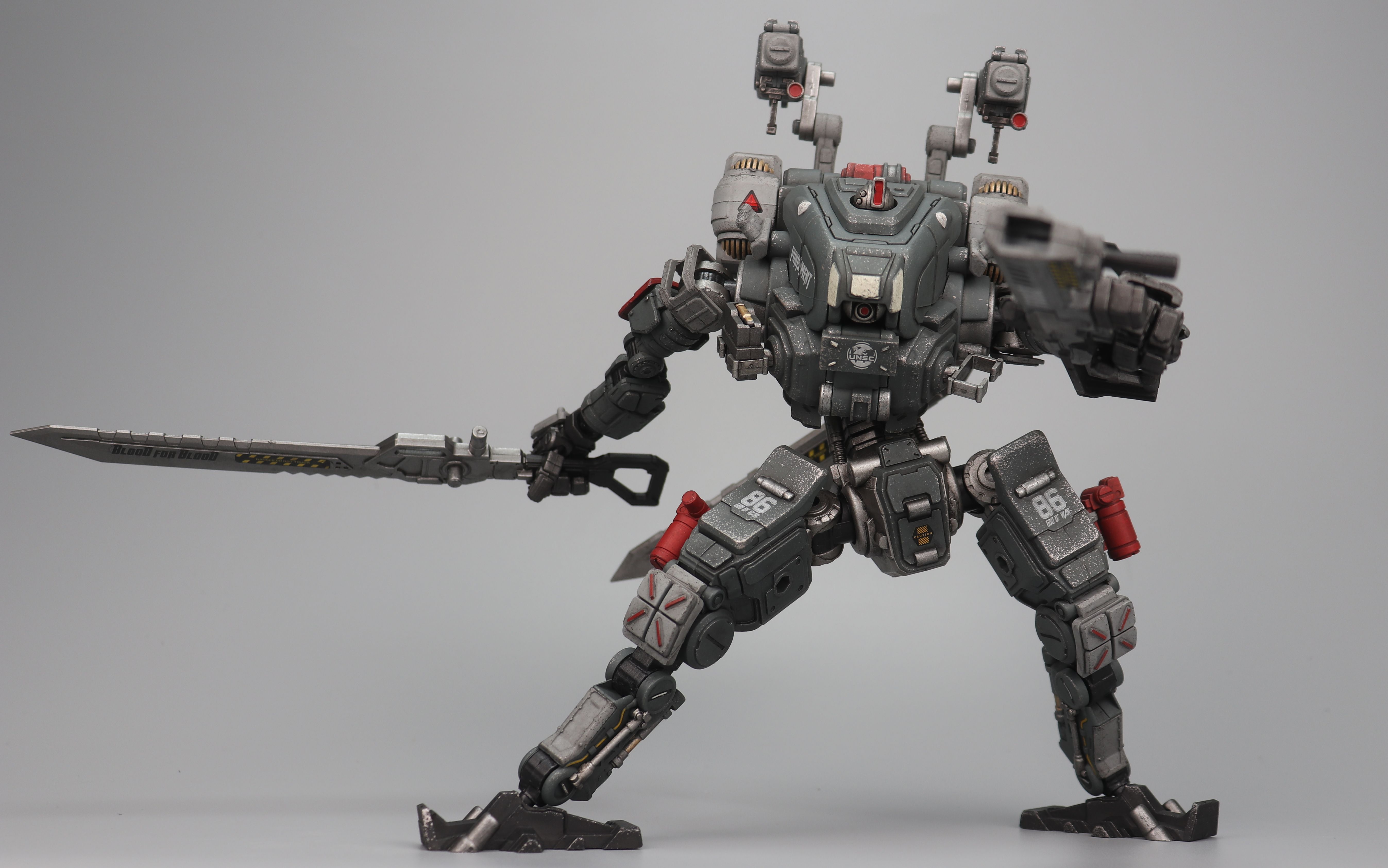 【开盒分享】暗源 战神86 强击机甲