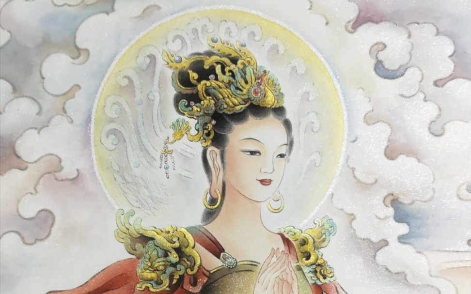 近期工笔画欣赏《九天玄女》