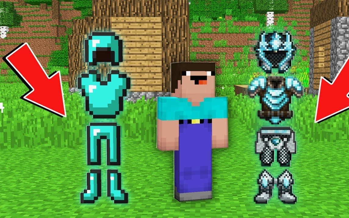 史蒂夫穿上超级铠甲,升级最强的战士,打败巨型僵尸救出村民