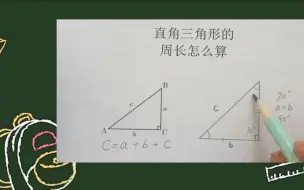 下载视频: 直角三角形的周长怎么算