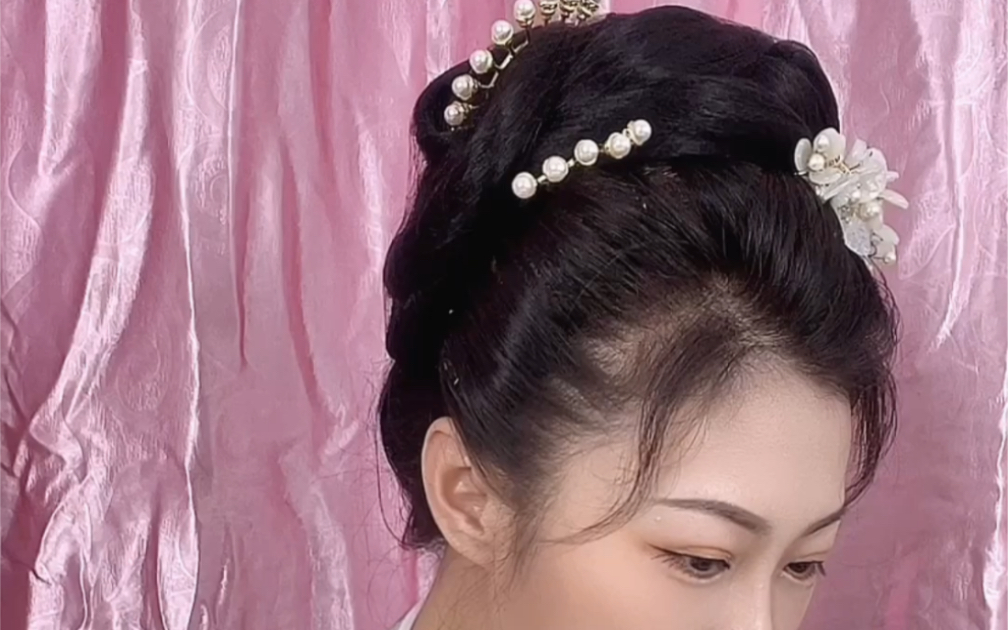 宋制大盘髻发型分解