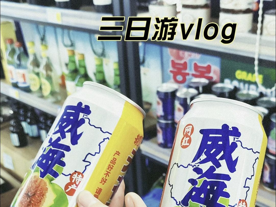 喂海/威海三日游vlog哔哩哔哩bilibili